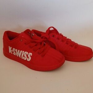 K-Swiss Kids Red Lace-Up Sneakers